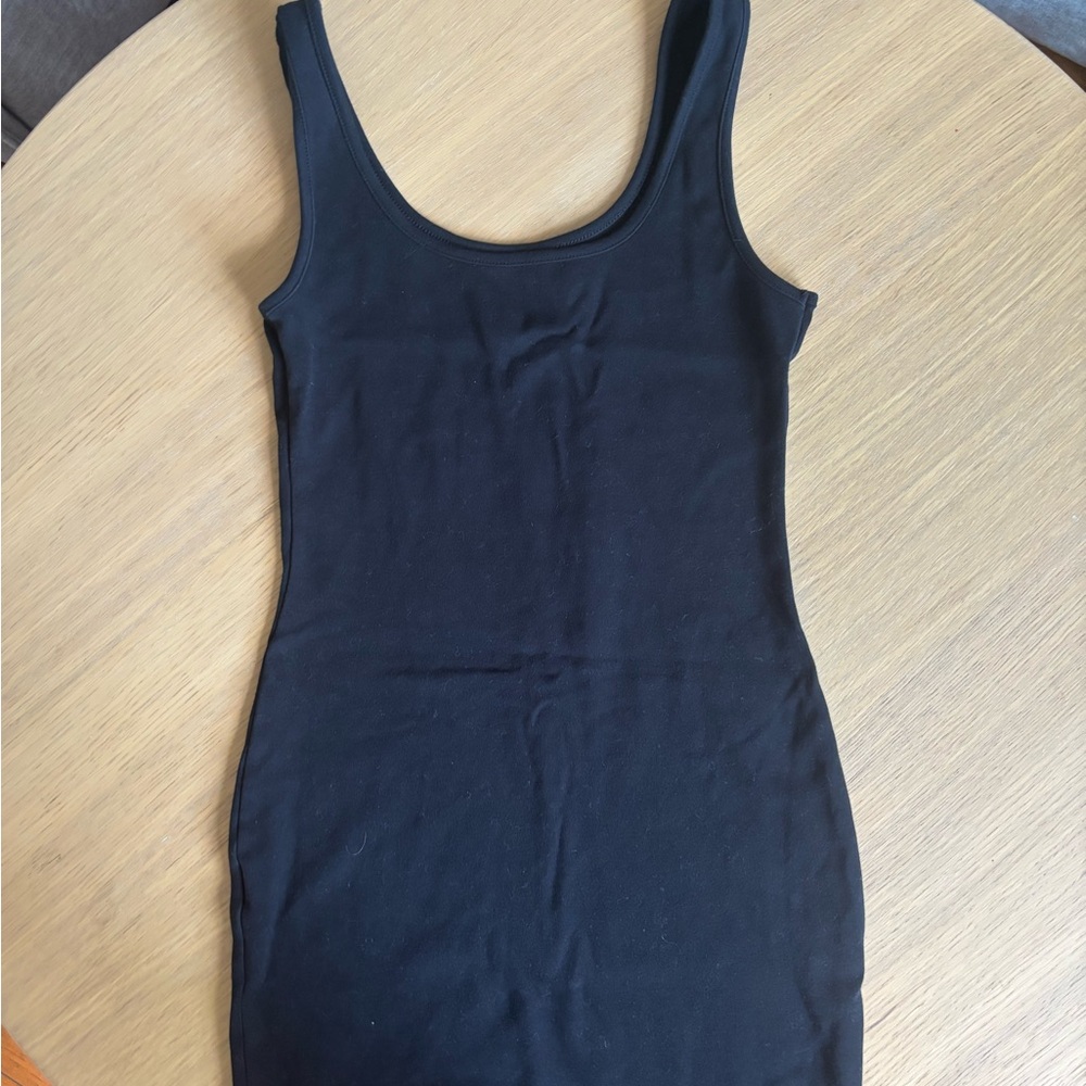 Black Sleeveless Tank Dress